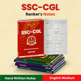 SSC CGL RankersNotes Super Combo: Tier 1 + Tier 2 - Handwritten Notes - Rankersnotes