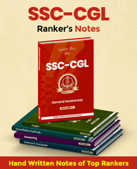 SSC CGL RankersNotes Super Combo: Tier 1 + Tier 2 - Handwritten Notes - Rankersnotes