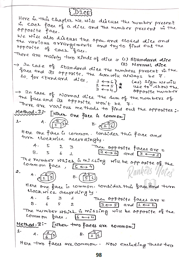 RankersNotes -RRB NTPC Gr-D RPF Constable Technician Handwritten Notes -English Medium