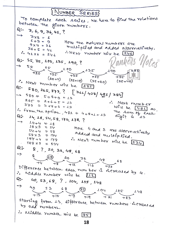 RankersNotes -RRB NTPC Gr-D RPF Constable Technician Handwritten Notes -English Medium - Rankersnotes