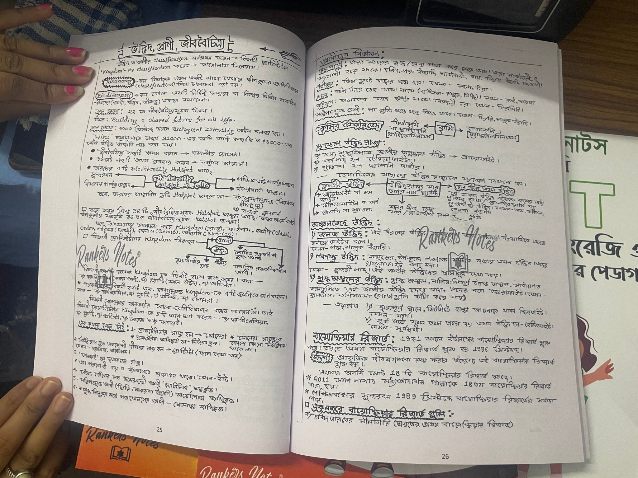 WEST BENGAL PRIMARY TET( In Service) - ALL 5 Subjects-HARD COPY -4 Handwritten Notes( Updated Syllabus) - Rankersnotes